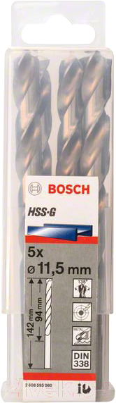 Набор сверл Bosch 2.608.595.080