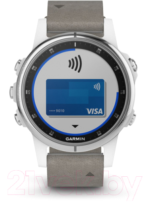 Умные часы Garmin Fenix 5S Plus/ 010-01987-05 (белый)