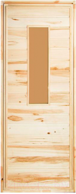 Деревянная дверь для бани Добропаровъ Прямая / 2554899