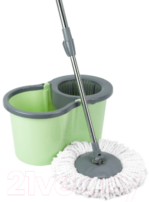 Набор для уборки Verde Spin Mop (оливковый)