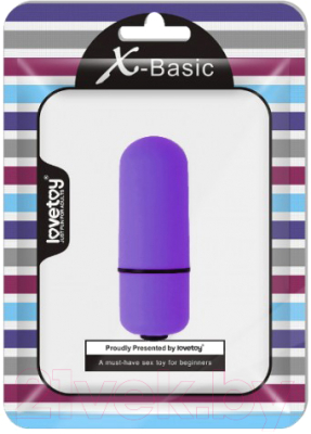 Виброяйцо LoveToy X-Basic Bullet Mini / BT-18Purple