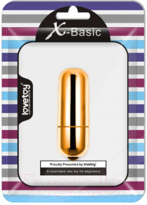 Виброяйцо LoveToy X-Basic Bullet Mini / BT-18Gold