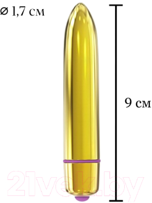 Виброяйцо LoveToy X-Basic Bullet Long / BT-20Gold
