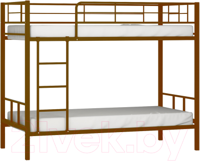 Двухъярусная кровать Формула мебели Севилья-2 / С2.4 (коричневый)