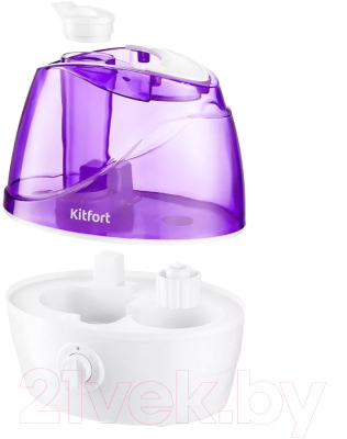 Ультразвуковой увлажнитель воздуха Kitfort KT-2834-1 (белый/фиолетовый)