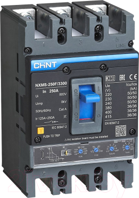 Выключатель автоматический Chint NXMS-250SF 3P 200А 36кА / 264754