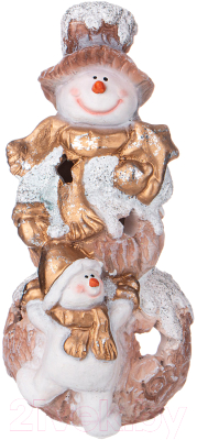 Статуэтка Lefard Снеговик со снеговичком / 169-593