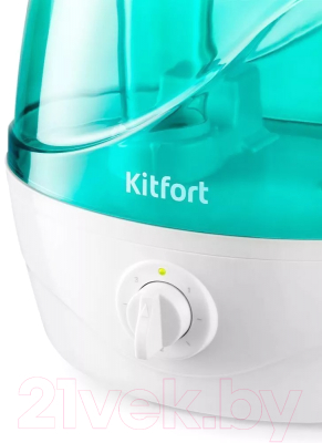 Ультразвуковой увлажнитель воздуха Kitfort KT-2834-3 (белый/бирюзовый)