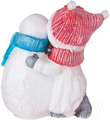 Статуэтка Lefard Девочка в шапке со снеговичком / 169-651