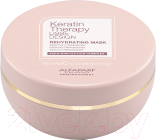 Маска для волос Alfaparf Milano Lisse Design Keratin Therapy Увлажняющая / PF023351 (200мл)