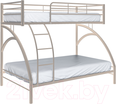 Двухъярусная кровать Формула мебели Виньола-2 / В2.2 (бежевый)