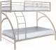 Двухъярусная кровать Формула мебели Виньола-2 / В2.2 (бежевый) - 