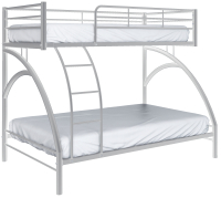 Двухъярусная кровать Формула мебели Виньола-2 / В2.3 (серый) - 
