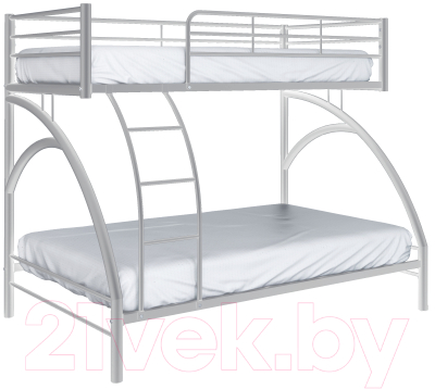 Двухъярусная кровать Формула мебели Виньола-2 / В2.3 (серый)