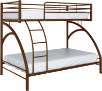 Двухъярусная кровать Формула мебели Виньола-2 / В2.4 (коричневый) - 
