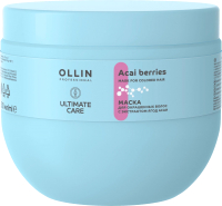 Маска для волос Ollin Professional Ultimate Care Для окрашенных волос с экстрактом ягод асаи (500мл) - 