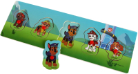 

Развивающая игрушка Буратино, Синий трактор Вкладыши / PAWPET-19
