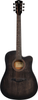 Акустическая гитара Rockdale Дредноут с вырезом Aurora D1 C BK / A112953 (полупрозрачный черный) - 