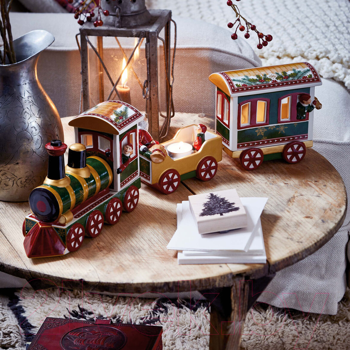 Подсвечник Villeroy & Boch Christmas Toys Memory. Рождественский экспресс / 14-8602-6521