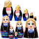 Миниатюра изображения товара Матрешка сувенирная Брестская Фабрика Сувениров В новогрудском традиционном костюме 5206