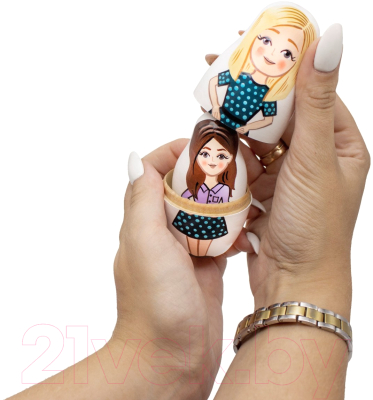 Изображение товара Матрешка сувенирная Брестская Фабрика Сувениров Деловые женщины 5319