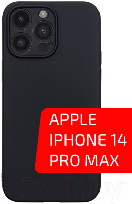 Чехол-накладка Volare Rosso Jam для iPhone 14 Pro Max (черный)