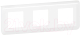 Миниатюра изображения товара Рамка для выключателя Legrand Mosaic 277806L (белый)