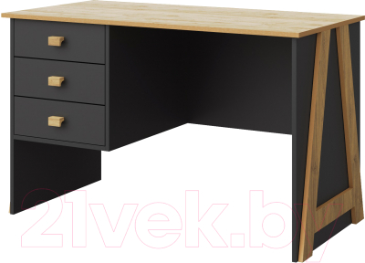 Письменный стол Мебель-КМК Скандинавия 0905.20 3Я (графит/дуб наварра)