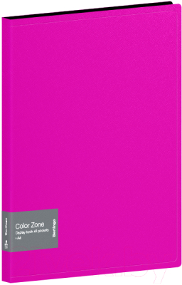 Папка для бумаг Berlingo Color Zone / AVp_40113 (розовый)