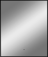 Зеркало Континент Amer Led 60x70 (с бесконтактным сенсором, теплая/холодная подсветка, черная окантовка) - 