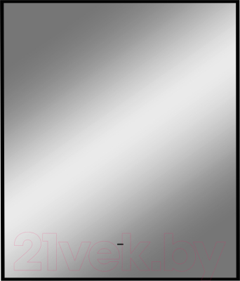 Зеркало Континент Amer Led 60x70 (с бесконтактным сенсором, теплая/холодная подсветка, черная окантовка)