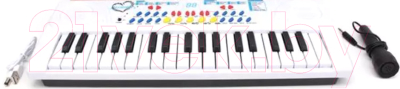 Музыкальная игрушка Наша игрушка Синтезатор / SYL-8201B (белый)