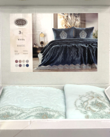 Набор текстиля для спальни Karven Tenda Евро / Y855 Mint (ментоловый) - 