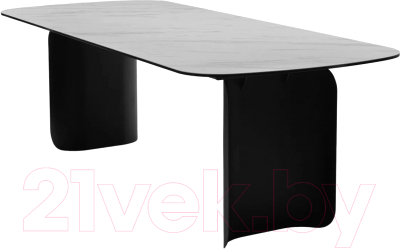 Обеденный стол M-City Nord 240 Marbles KL-99 / 626M04965 (белый мрамор/черный)