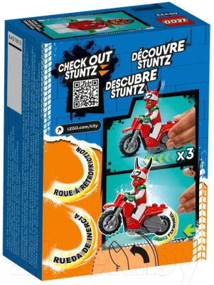 Конструктор инерционный Lego City Трюковой мотоцикл Отчаянной Скорпионессы / 60332