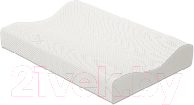 Ортопедическая подушка Mio Tesoro Premium Ribbet 55х35х10/8 (бабл белый)