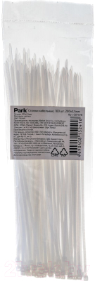 Изображение товара Стяжка для кабеля Park 007578 (100шт, белый)