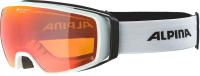 Маска горнолыжная Alpina Sports 2022-23 Double Jack Planet Q-Lite / 7285811-11 (белый матовый) - 