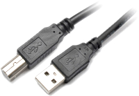 Кабель SIPU USB 2.0 4С Cu для принтера (1.5м, черный) - 
