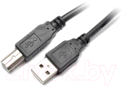 Кабель SIPU USB 2.0 4С Cu для принтера (1.8м, черный)