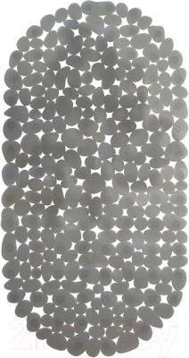 Коврик на присосках Вилина Морская галька 6805 (36x69, серый)