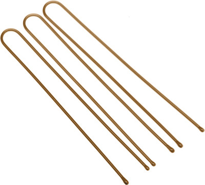 Набор шпилек для волос Dewal SLT60P-3/24 (24шт, коричневый) - 