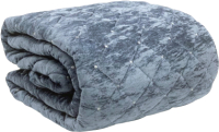 Набор текстиля для спальни Karven Mia Велюр Евро / Y 897 (серый) - 