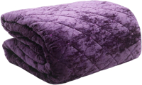 Набор текстиля для спальни Karven Mia Велюр Евро / Y 897 (фиолетовый) - 
