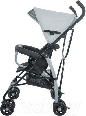 Детская прогулочная коляска INDIGO Bono (серый)