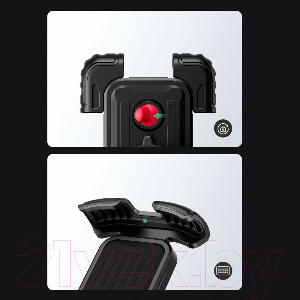Держатель для смартфонов Ugreen Bike Phone Mount LP494 / 60548 (черный) — фото 6
