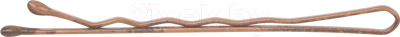 Набор заколок-невидимок для волос Dewal CL3011B-2 (60шт, бронза)