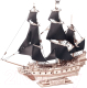 Корабль игрушечный Lemmo Пиратский Черное Сердце / 01-90 - 