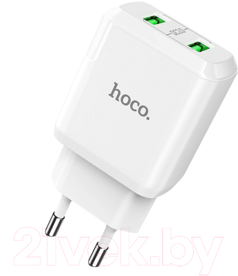 Адаптер питания сетевой Hoco N6 (белый)