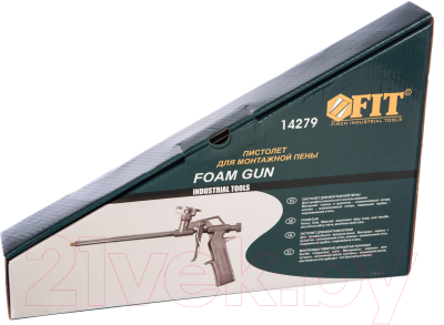 Пистолет для монтажной пены FIT Цельнометаллический / 14279